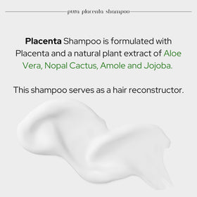 Skin Revolution Placenta Reconstructor ingredients bowl highlights Aloe Vera for hydration.