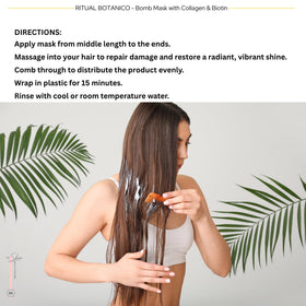 Skin Revolution Ritual Botánico aftercare shampoo bottle for extended results