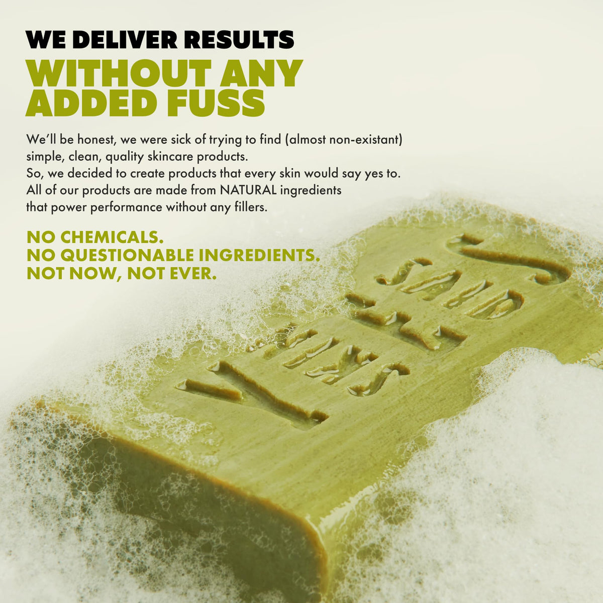 Skin Said Yes olive oil bar soap gift-ready packaging for thoughtful presents.