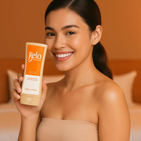 After-bath routine with Belo Intensive Lotion leaves skin soft