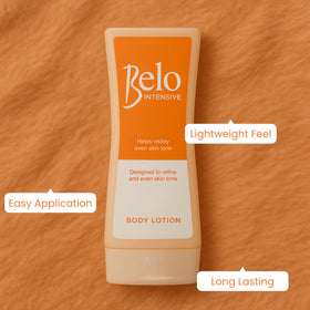 Belo Intensive Lotion pump dispense for simple daily use
