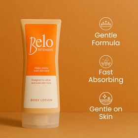 Belo Intensive texture swatch shows smooth, easy application