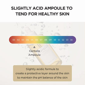 SKIN1004 Ampoule swirl highlights watery texture and quick absorption for easy layering.