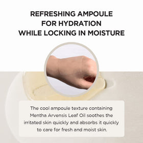 SKIN1004 Centella Asiatica cooling effect on sensitive skin.