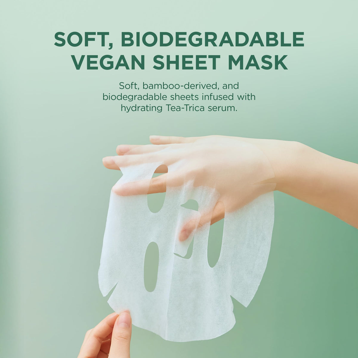 SKIN1004 cooling sensation shown during mask use aiding comfortable pores