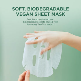 SKIN1004 cooling sensation shown during mask use aiding comfortable pores
