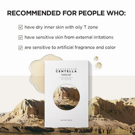 SKIN1004 Gel-based sheet mask improves moisture retention for lasting hydration.