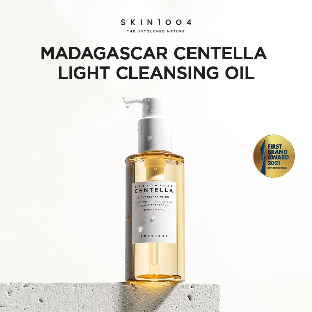 Close-up of SKIN1004 Madagascar Centella Ampoule texture highlighting light, non-sticky feel.