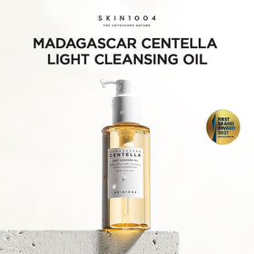Close-up of SKIN1004 Madagascar Centella Ampoule texture highlighting light, non-sticky feel.