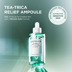 SKIN1004 Tea-Trica serum texture close-up for quick absorption