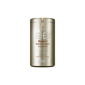 SKIN79 Gold BB Super Plus Beblesh Balm bottle front shows natural glow and coverage
