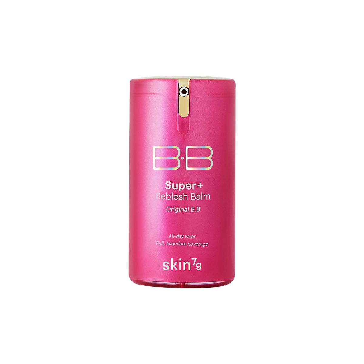Skin79 Super Plus Beblesh Balm Pink BB 40g front view for quick, natural coverage.