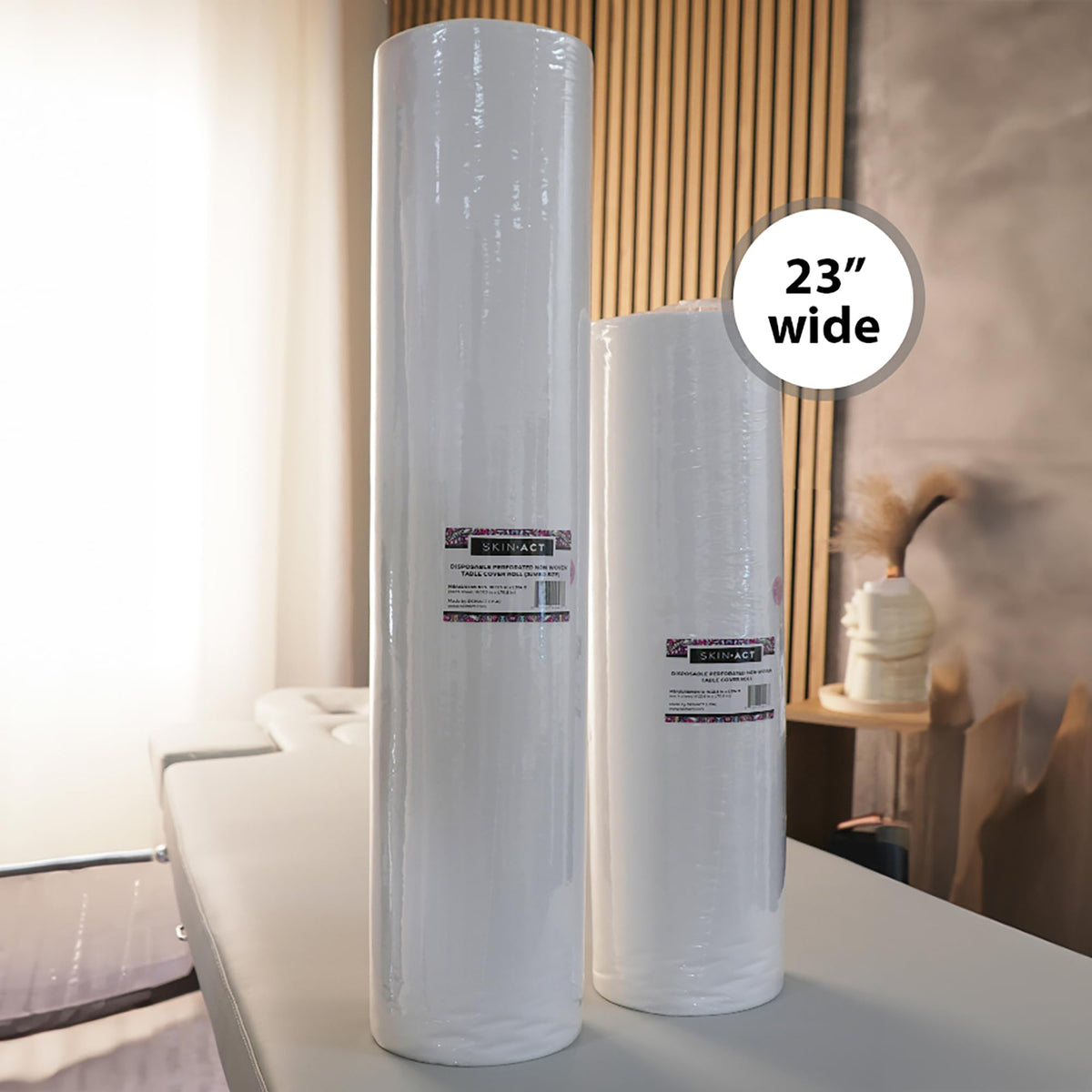 SKINACT hygienic soft cover for massage tables enhances client comfort