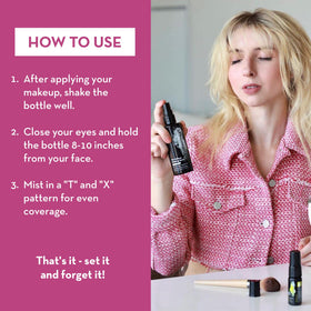 Skindinavia heat-resistant waterproof spray protecting makeup in heat.