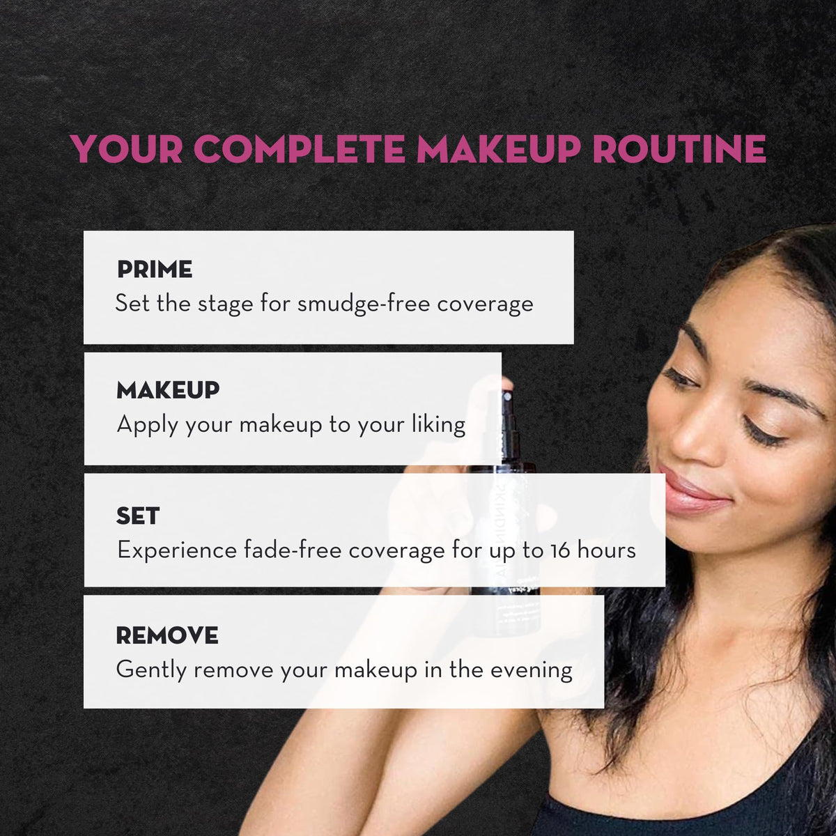 Skindinavia humidity-friendly setting spray preserves shine-free skin in heat.