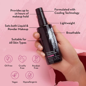 Skindinavia oil-control setting spray mist for shine reduction and lasting wear.