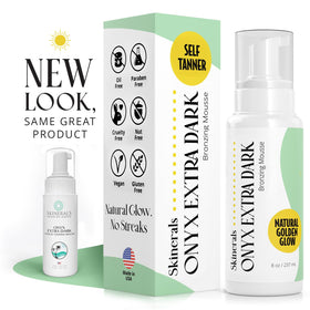 Skinerals glow finish and long-lasting bronze that fades evenly.