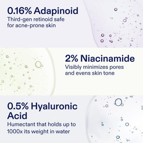 Skinfix Adapinoid Gel fragrance-free formula suitable for sensitive skin.