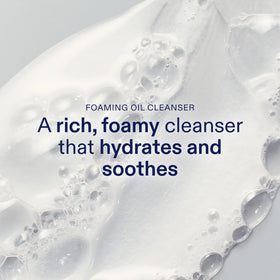 Skinfix Barrier+ Kit foaming cleanser close-up shows gentle lather