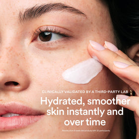 Vegan and cruelty-free Skinfix Ceramide Prime Whipped Cream badge on packaging.