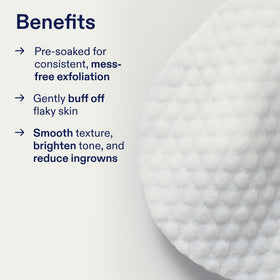 Skinfix exfoliating pads pack of 60 emphasizes long-lasting supply for consistent care.