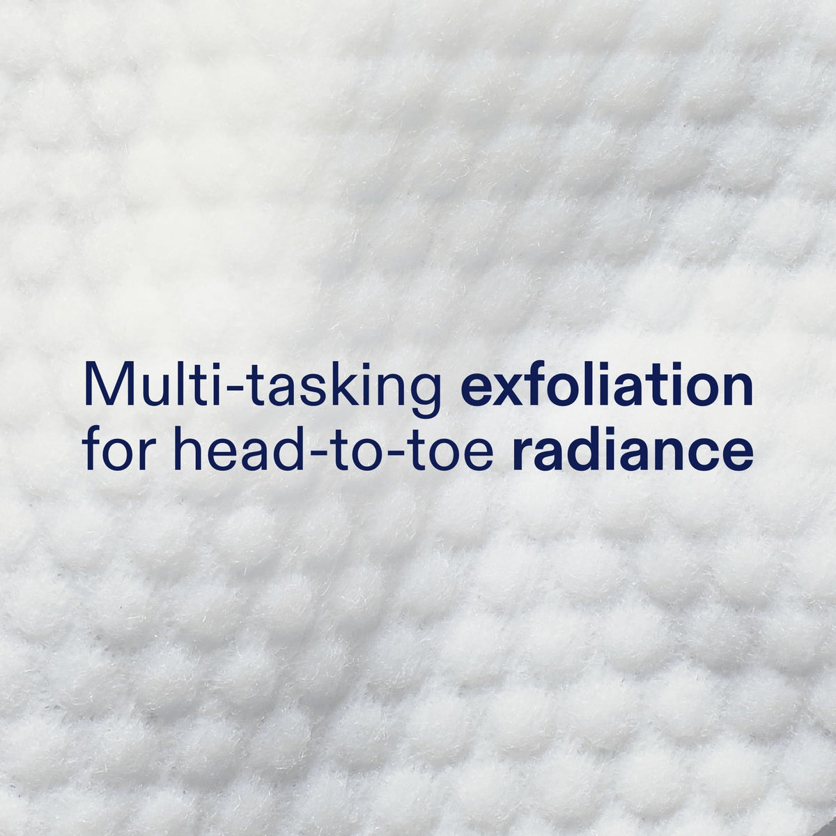 Skinfix exfoliating pads textured pad closeup shows gentle exfoliation for clearer pores.