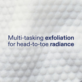 Skinfix exfoliating pads textured pad closeup shows gentle exfoliation for clearer pores.