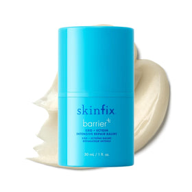 Skinfix Exo + Ectoin Intensive Repair Baume bottle promotes hydration for smoother skin