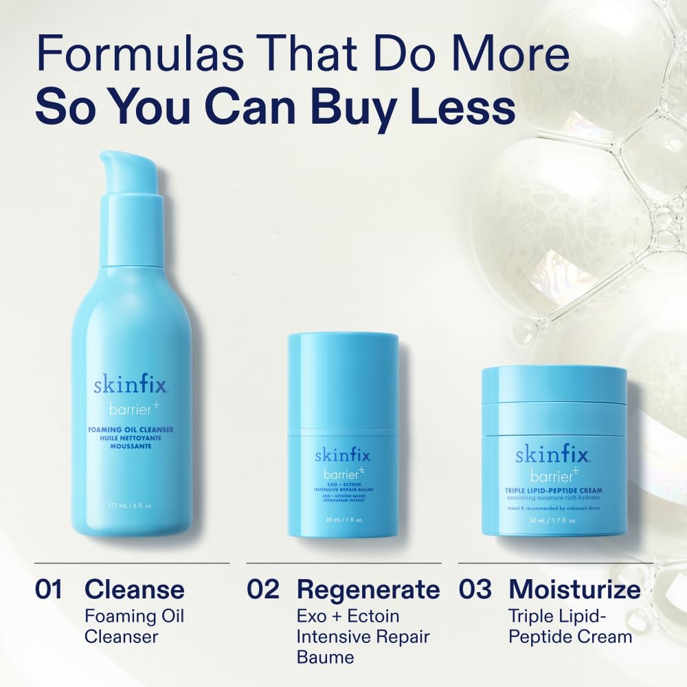 Skinfix Exo + Ectoin Intensive Repair Baume layering with retinol tip