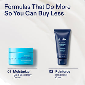Swatch of Skinfix Lipid-Boost shows instant hydration without heaviness.