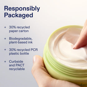Skinfix plant oil glow details illustrate barrier-supporting, vibrant skin appearance
