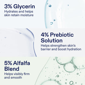 Eye area after application showing refreshed look