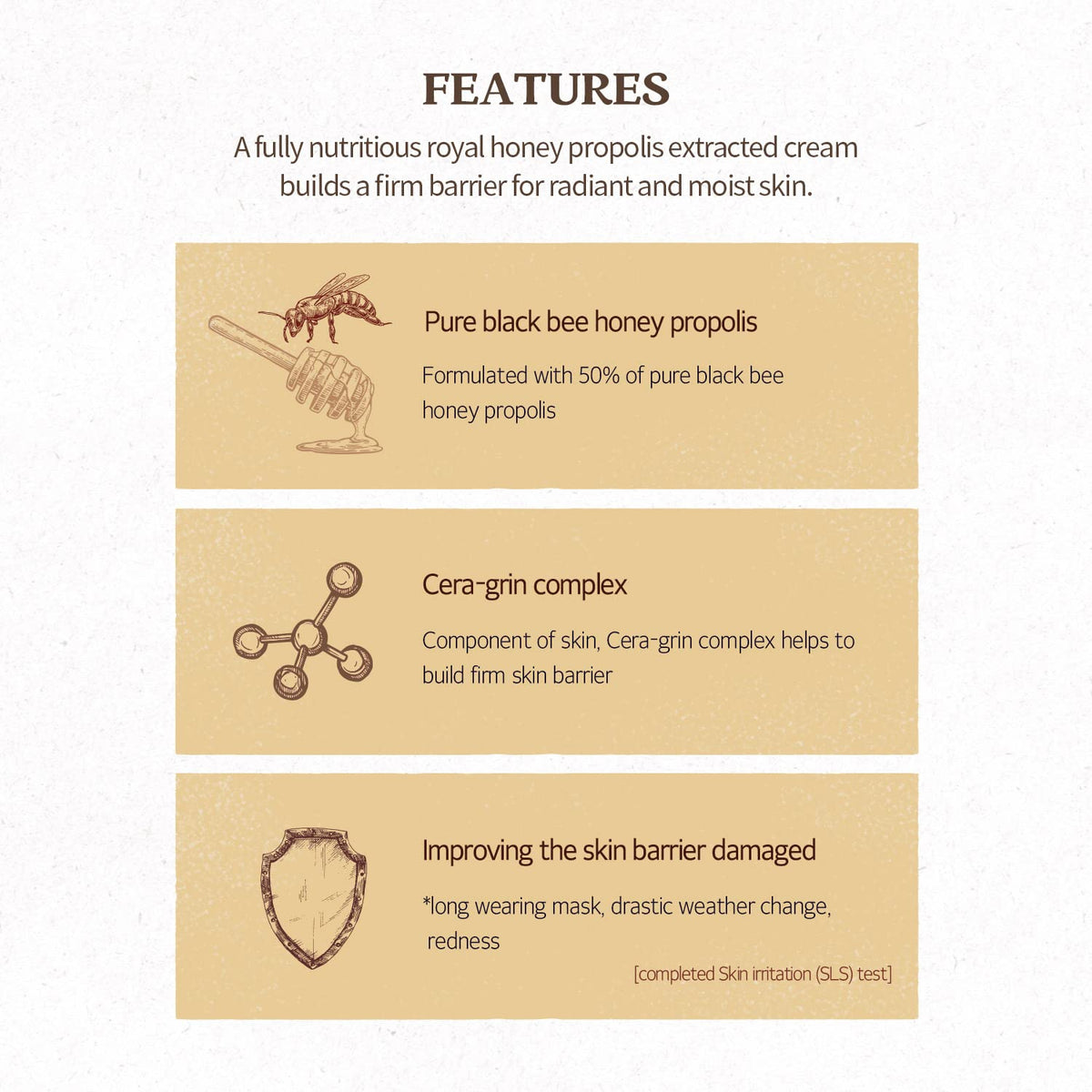 SKINFOOD 1957 Royal Jelly extract close-up emphasizes nourishing feel for revitalized skin