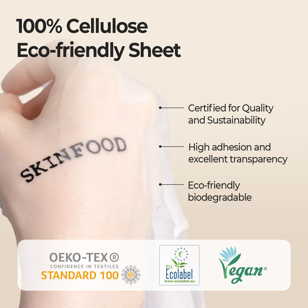 SKINFOOD Yuja C Vita Daily Sheet Mask bottle highlight with vitamin-rich formula.