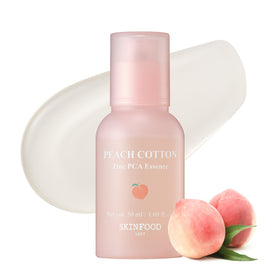 SKINFOOD 1957 Peach Cotton Zinc PCA Primer bottle pour for smooth makeup prep