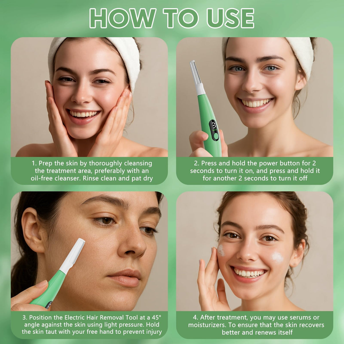 Skinharbor precision safety tip ensures gentle dermaplaning
