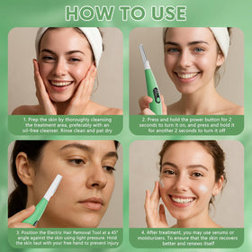 Skinharbor precision safety tip ensures gentle dermaplaning