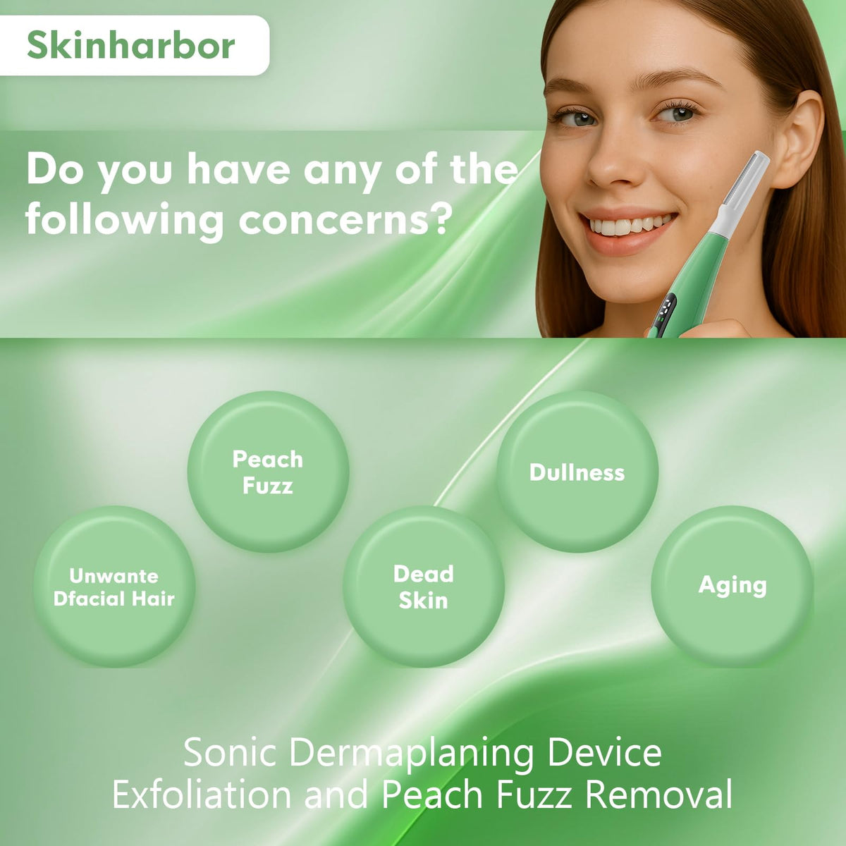 Skinharbor premium dermaplaning for smoother makeup application