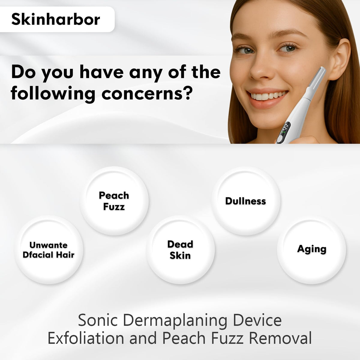 Instructions view for Skinharbor Sonic Dermaplane Razor usage