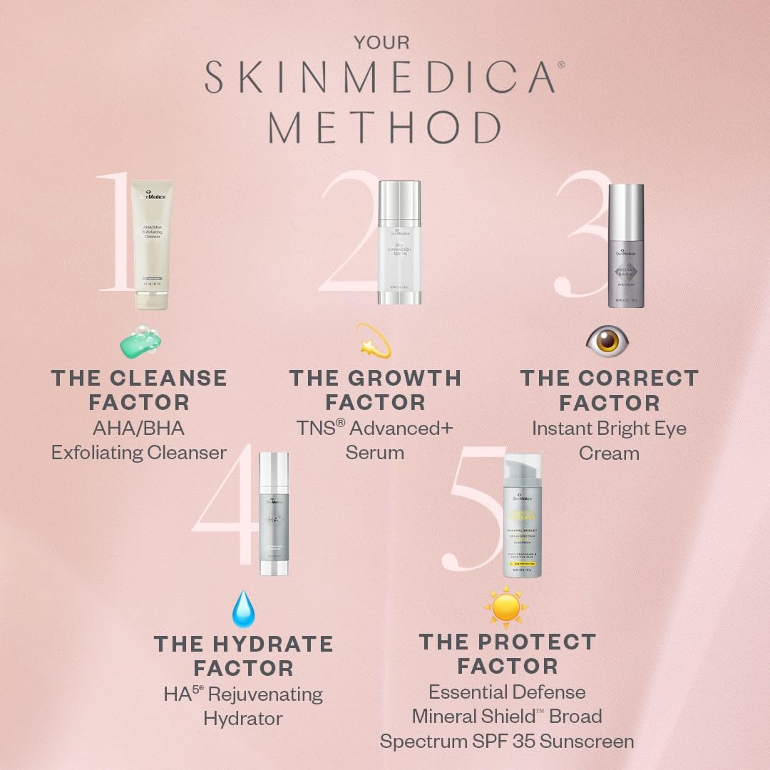 SkinMedica HA5 lip system bottle and cap with clean, clinical design.