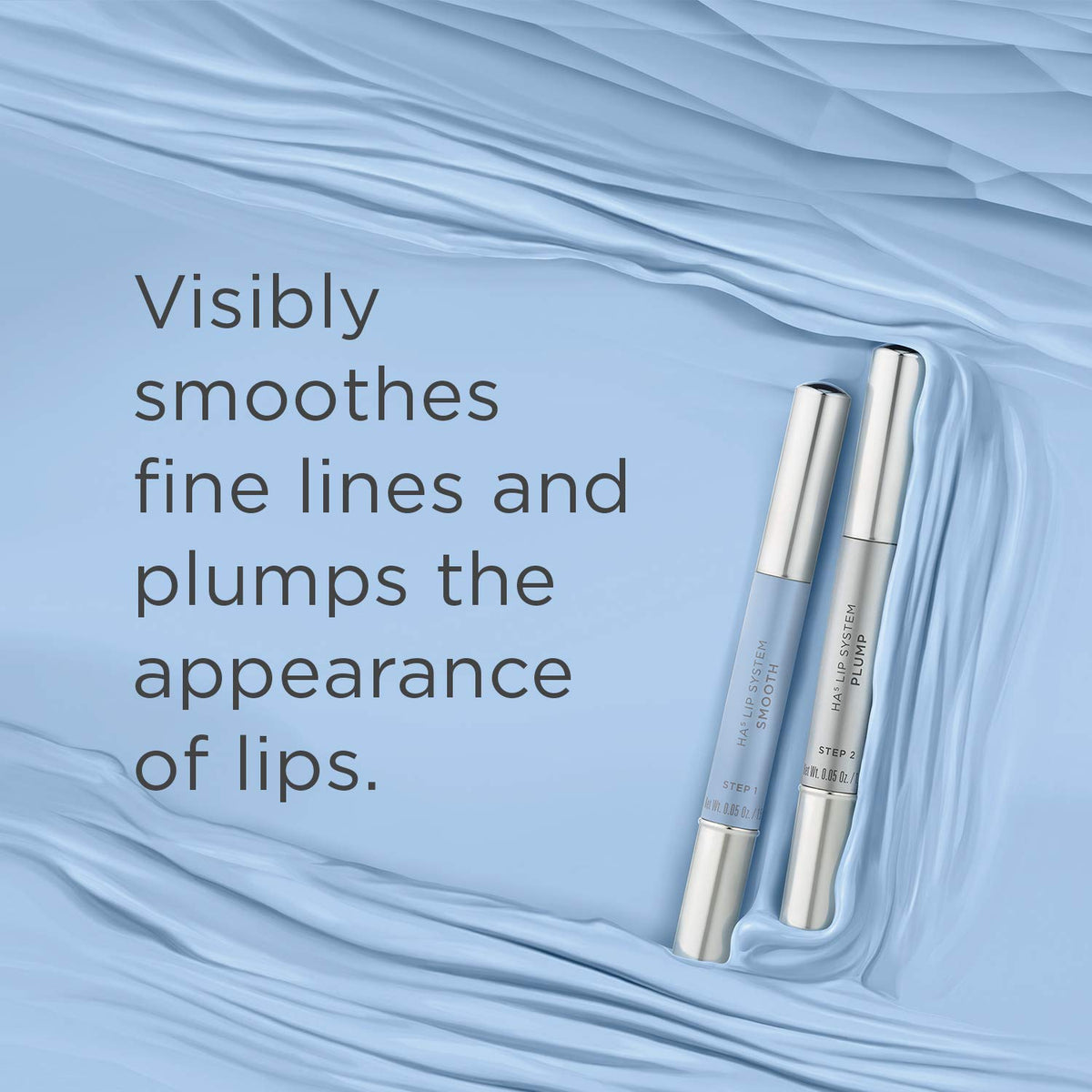 SkinMedica HA5 lip system two-step application demonstration for a simple routine.