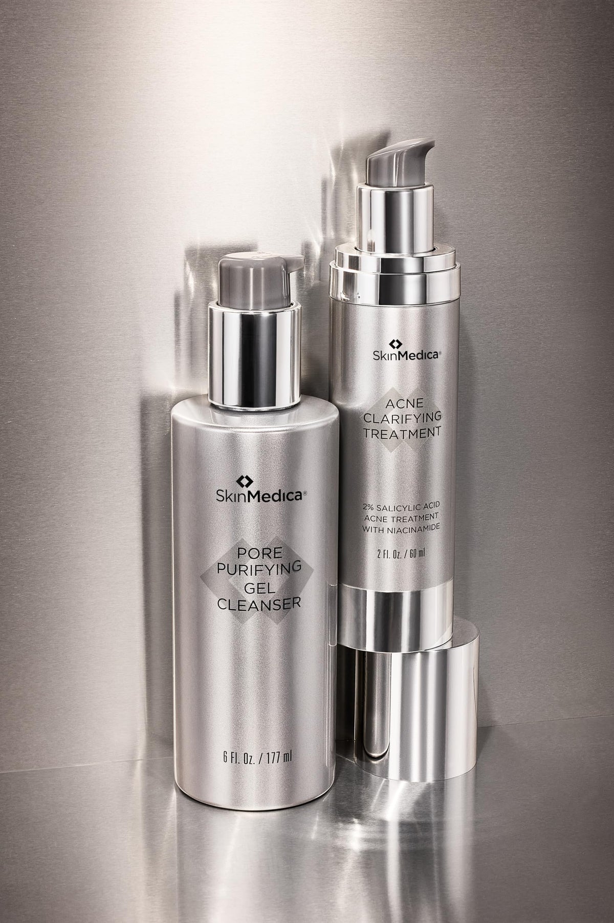 SkinMedica Pore Purifying Gel Cleanser foam demonstrates gentle lather for sensitive skin
