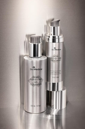 SkinMedica Pore Purifying Gel Cleanser foam demonstrates gentle lather for sensitive skin