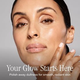 SKINN DermAppeal velvet headband keeps hair away for mess-free exfoliation sessions.