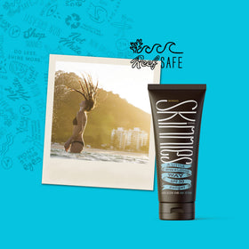 Skinnies Sungel compact bottle for travel and on-the-go sun protection