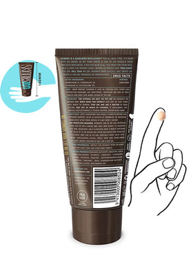 Skinnies Sungel texture rub-in reveals invisible layer after application