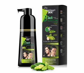 SkinSmart 360 bottle front in Natural Black shade for seamless gray coverage