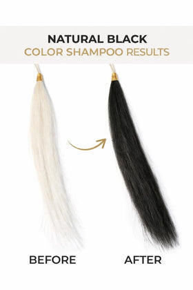 Hair close-up showing an even, natural-tone finish with SkinSmart 360