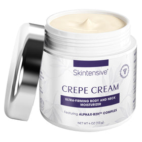 SKINTENSIVE Crepe Cream bottle on shelf for firmer-looking skin