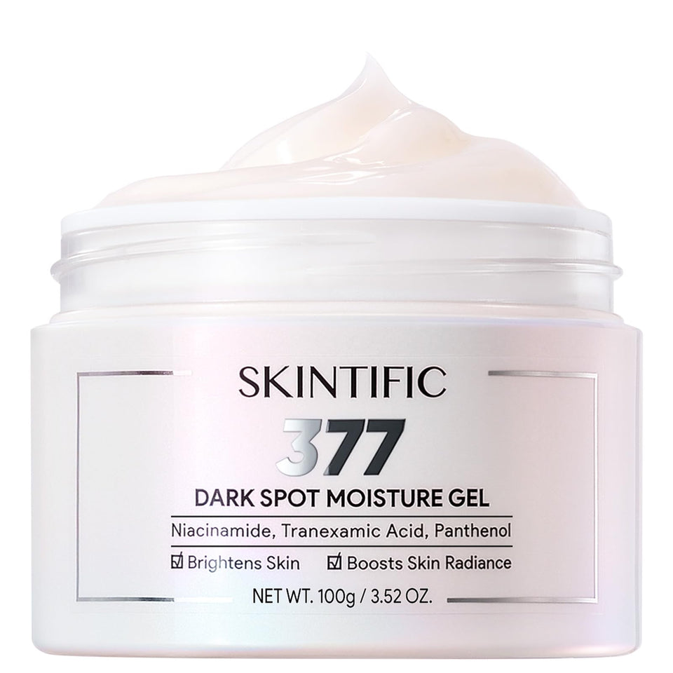 SKINTIFIC Dark Spot Moisture Cream bottle shown, promoting hydration and even-toned skin